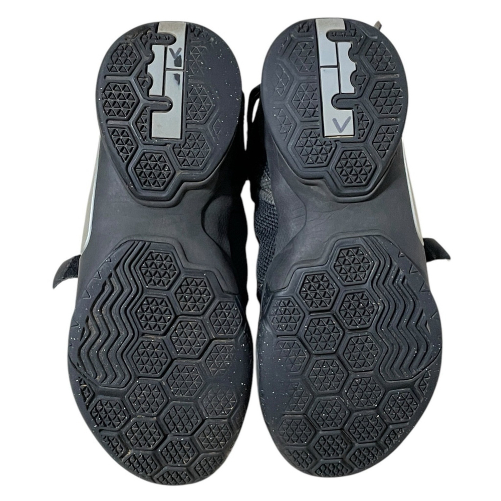 Nike LeBron Soldier Kids 7Y Basketball Shoe Black Adjustable High Top 776471-001 - Picture 8 of 12